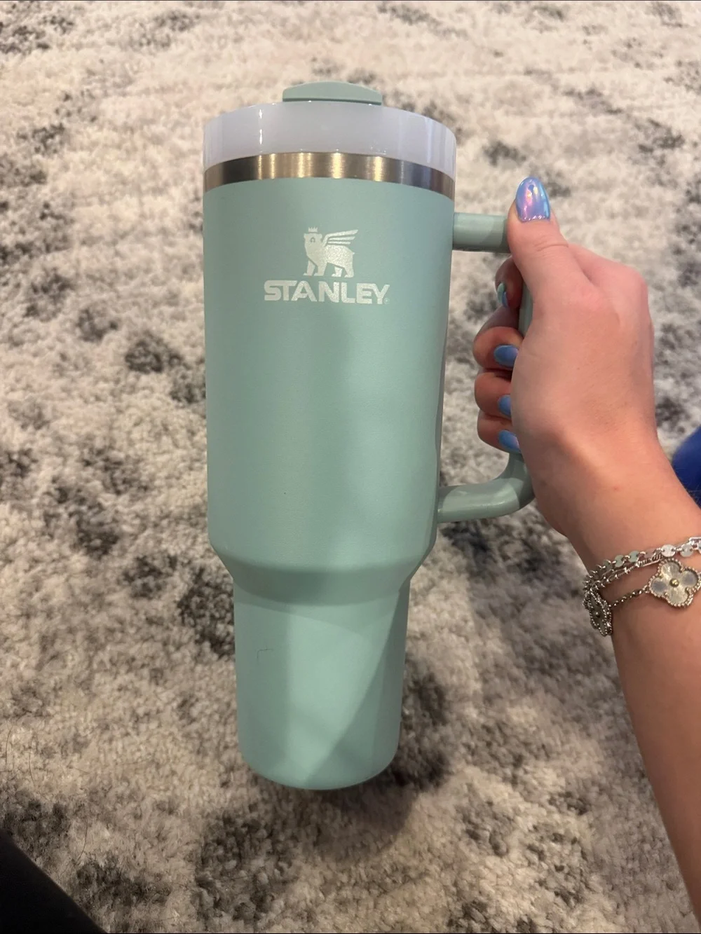 40 oz Seafoam Stanley Travel Mug